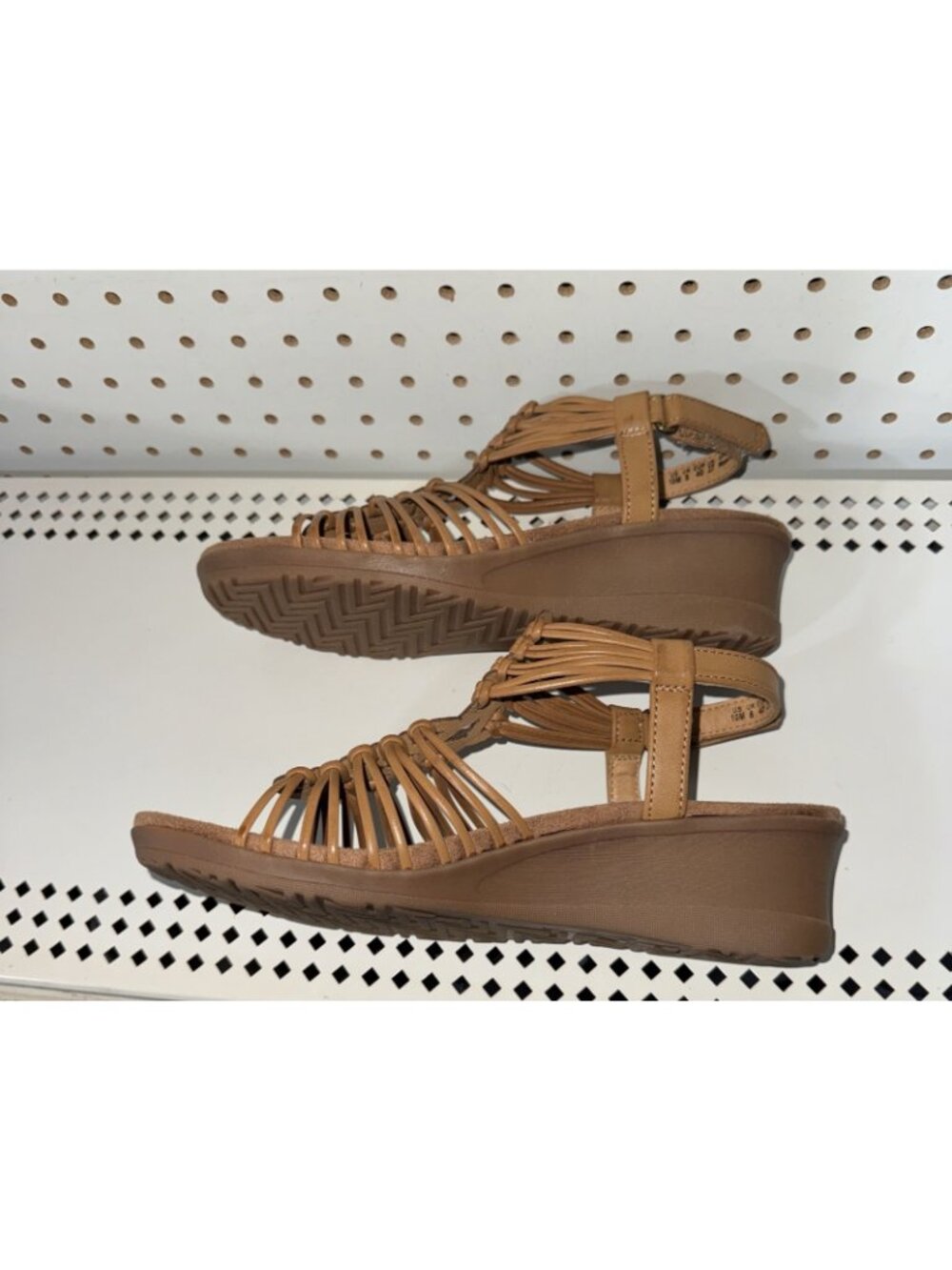 Naturalizer Tribe Womens Slingback Wedge Strappy Sandals Slides Size 10 M Brown - Picture 6 of 9